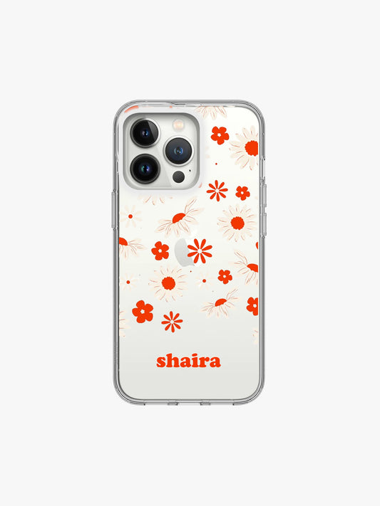 Daisy Name Printed Clear Silicone Cover