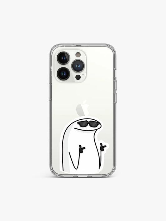 Shy Stickman Silicone Case Cover
