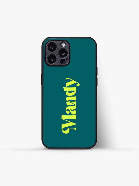 Retro Name Glass Gripper Cover