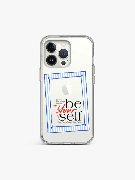 Be Yourself Quote Silicone Case Cover
