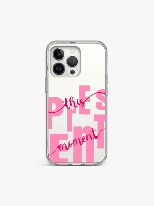 Present moment Gal Silicone Case Cover