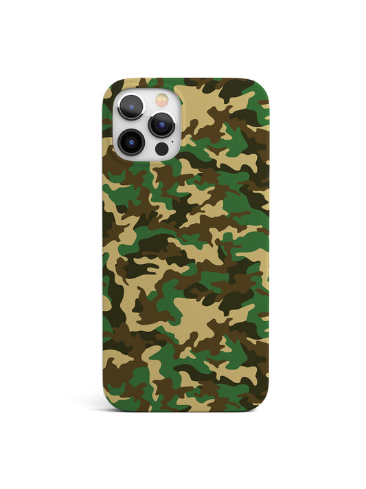 Woodland Camouflage Matte Case