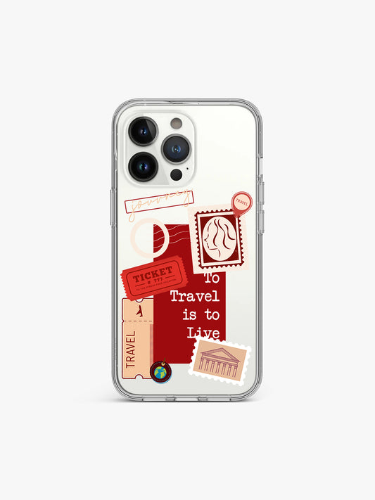 Travel to live Journey Travel Silicone Case Cover
