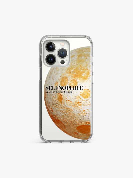 Selenophile Moon Printed Clear Silicone Cover