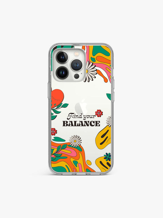 Balance Hippie Silicone Case Cover