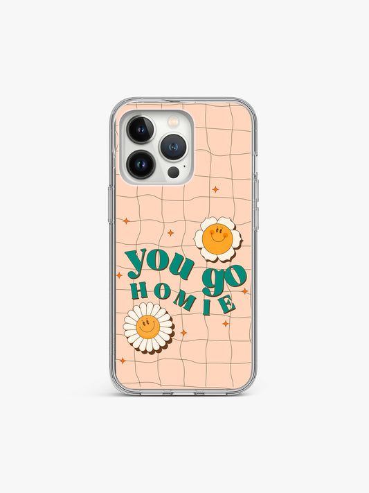 You Go Hippie Silicone Case Cover