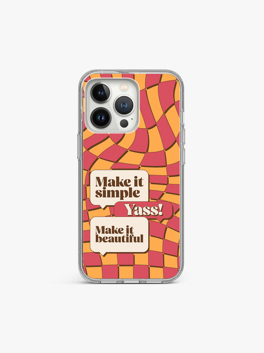 Make it simple Hippie Silicone Case Cover