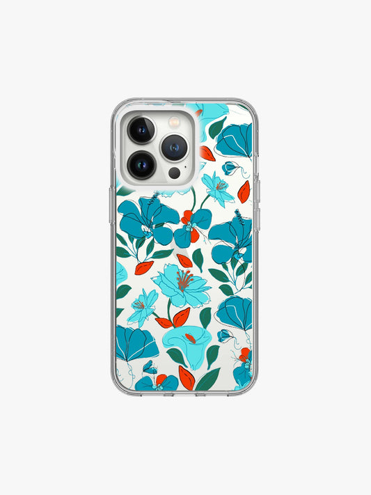 Geranium Floret Silicone Case Cover