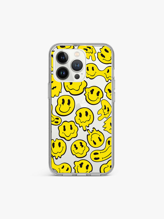 Acid smiley Y2K Silicone Case Cover