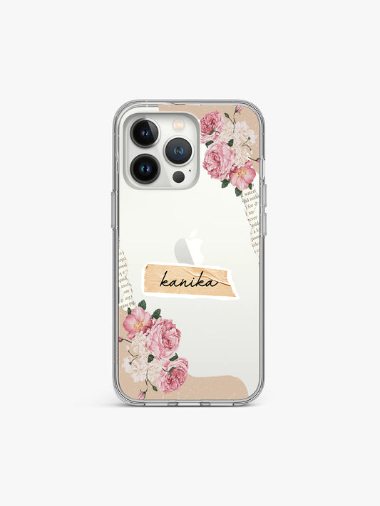 Beryl Oshibana Name Printed Clear Silicone Cover