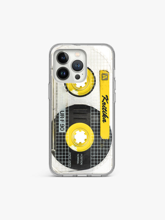 Clear Cassette Music Name Printed Clear Silicone Cover