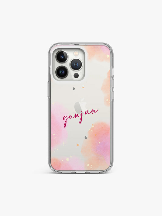 Smog Dreamy Name Printed Clear Silicone Cover