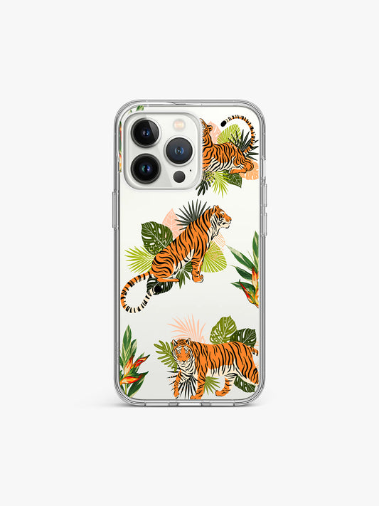 Tiger Safari Silicone Case Cover