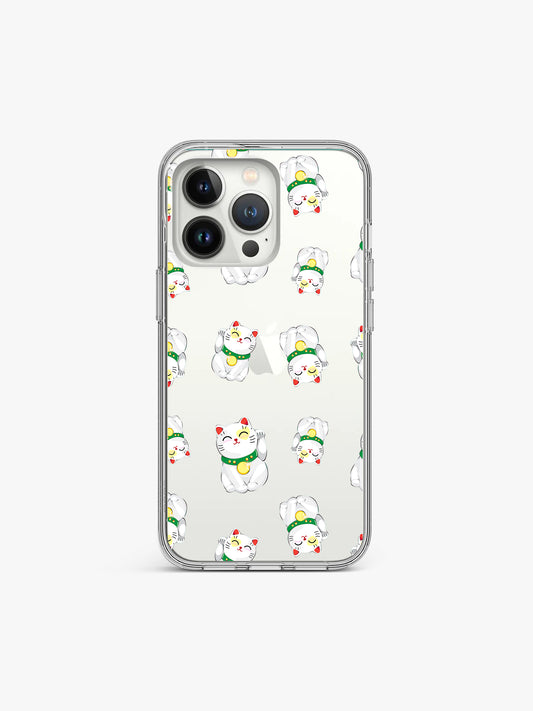 Style Cat Good Luck Silicone Case Cover