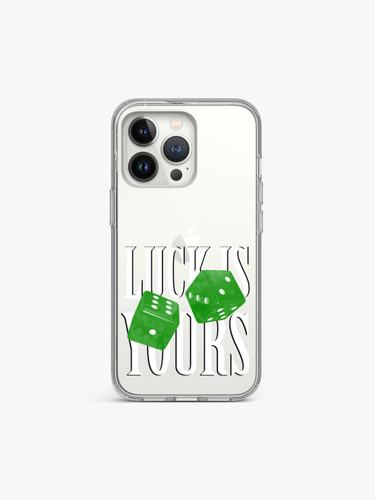 Dice Good Luck Silicone Case Cover