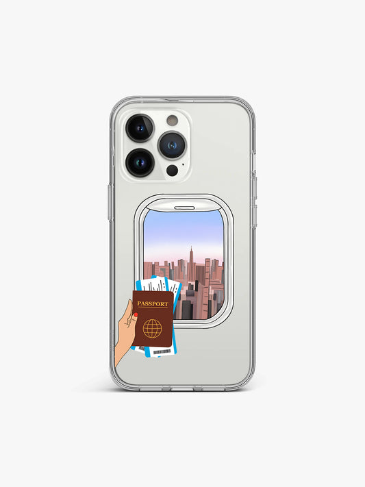 Plane window Travel Silicone Case Cover