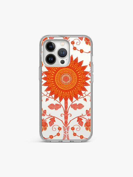Scroll Ethnic Silicone Case Cover