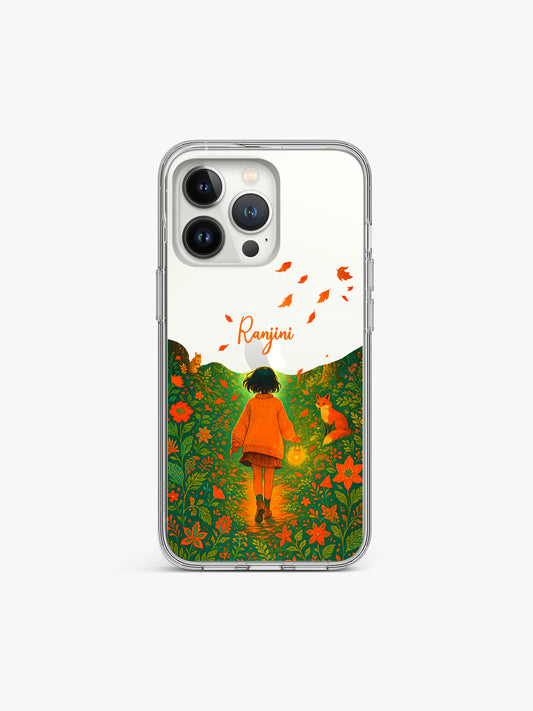 Autumn Soul Trail Name Printed Clear Silicone Cover