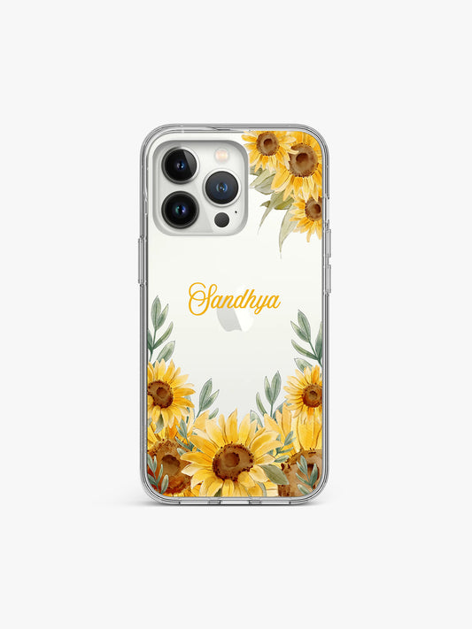 Sunora Garland Name Printed Clear Silicone Cover