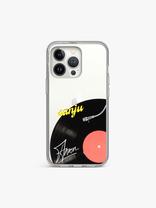 Vinyl Cassette Music Name Printed Clear Silicone Cover