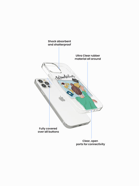 Wander girl Travel Silicone Case Cover