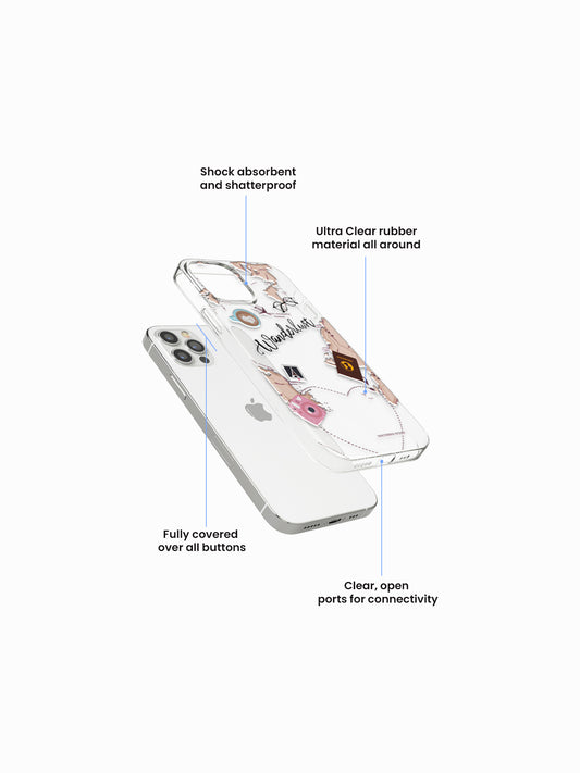 Wanderlust Travel Silicone Case Cover