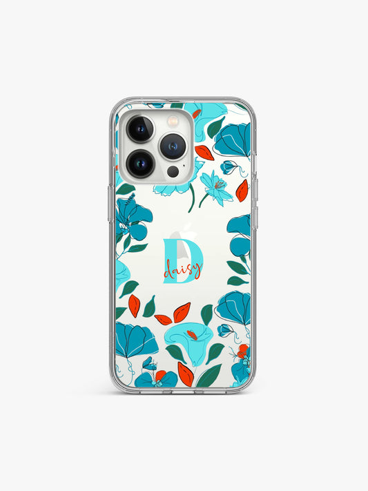 Aster Name Printed Clear Silicone Cover