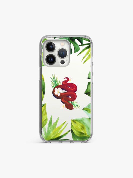 Red Boa Safari Silicone Case Cover