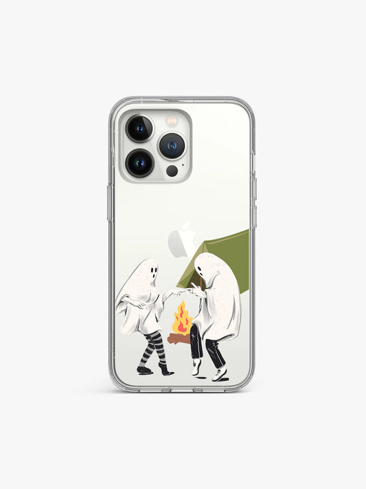 Bonfire fun Ghost Silicone Case Cover