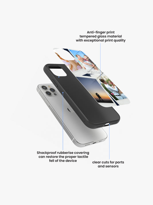 Lovebook polaroid Couple Glass Gripper Cover