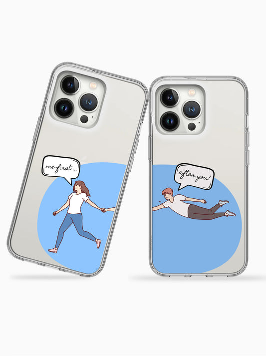 Dramatic Couple Silicone Case Cover
