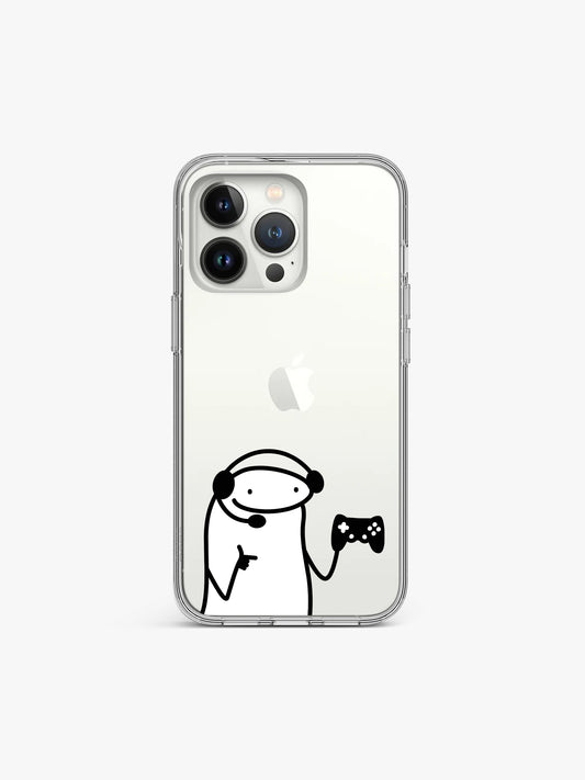 Gamer Stickman Silicone Case Cover