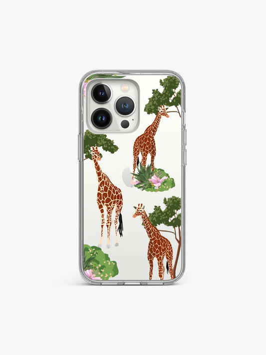 Giraffe Safari Silicone Case Cover