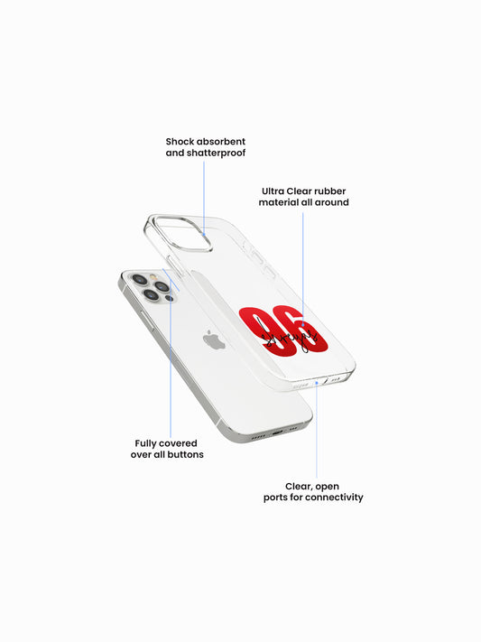 Punjab Gradient Cricket Name Printed Clear Silicone Cover