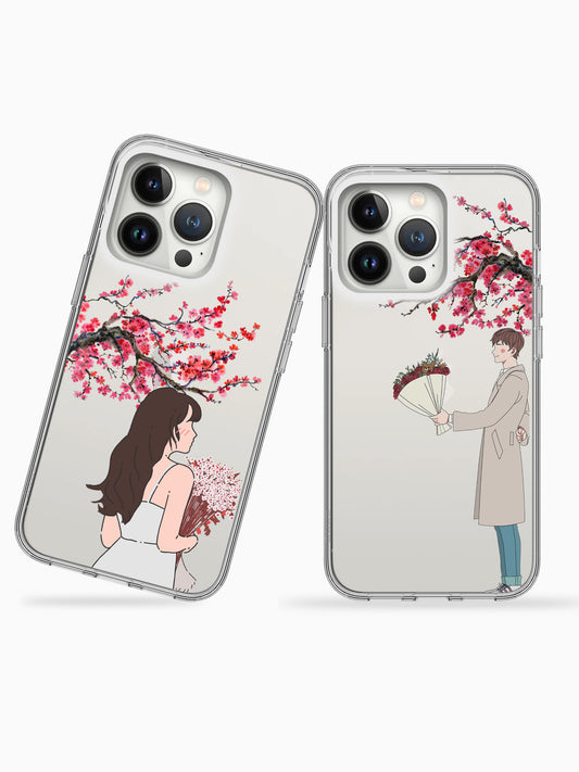 Sweethearts Couple Silicone Case Cover