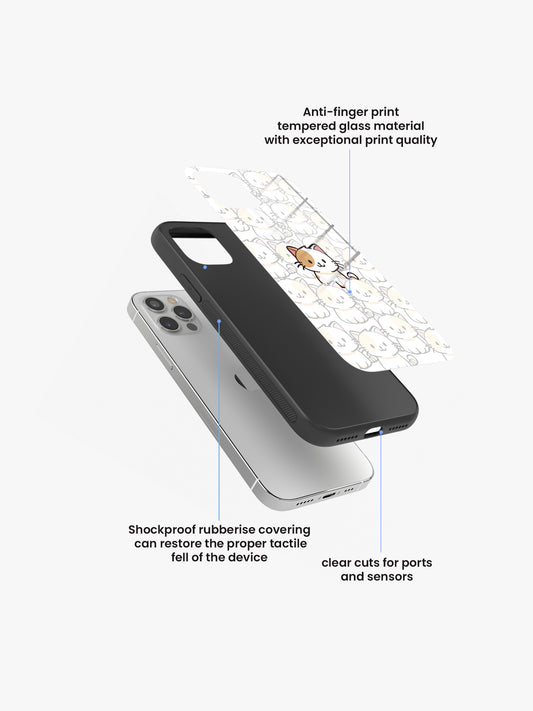 Mew Couple Glass Gripper Cover