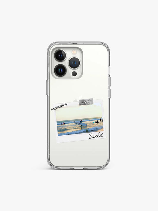 Travel Memory Polaroid Custom Printed Clear Silicone Cover