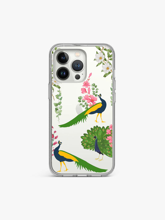 Peacock Safari Silicone Case Cover
