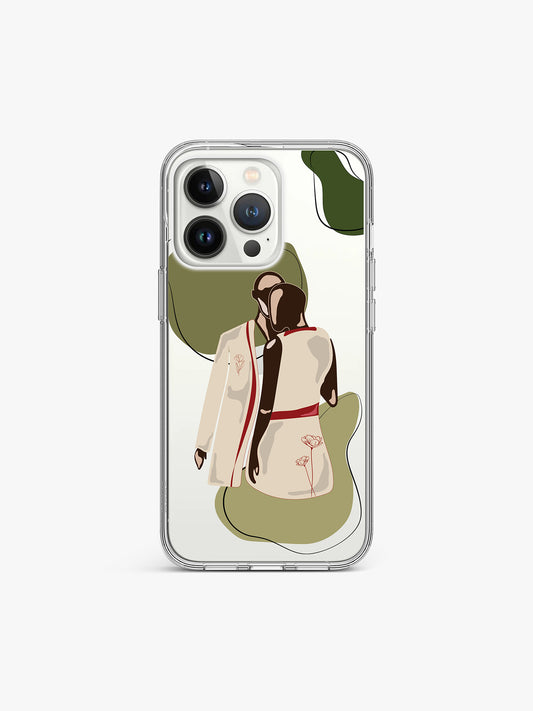 Boho Couple Silicone Case Cover