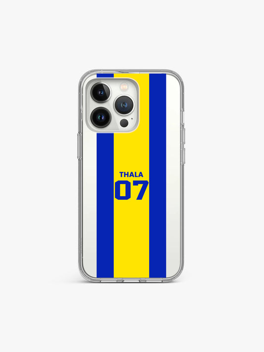 Chennai Tee-Unit Cricket Name Printed Clear Silicone Cover