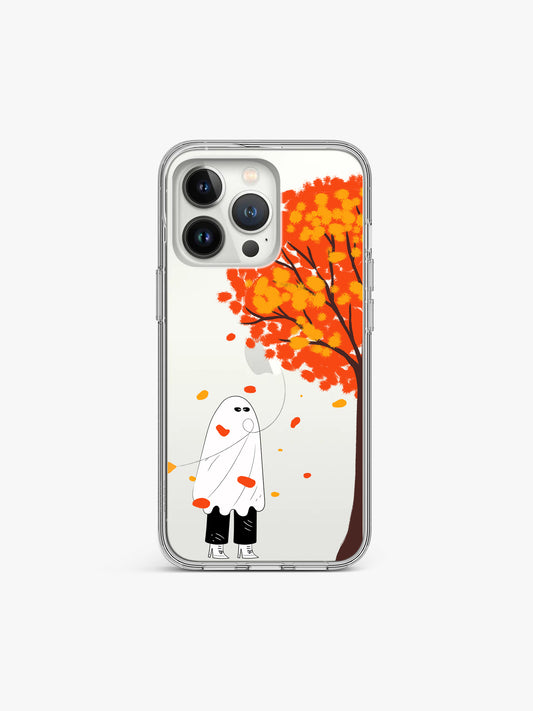 Solitary Ghost Silicone Case Cover