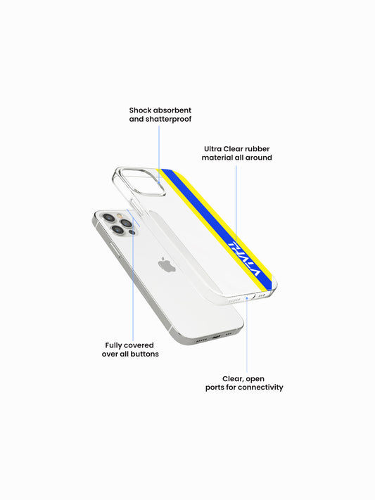 Chennai Stellar Cricket Name Printed Clear Silicone Cover