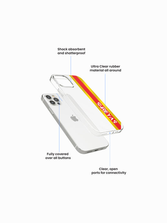 Punjab Stellar Cricket Name Printed Clear Silicone Cover