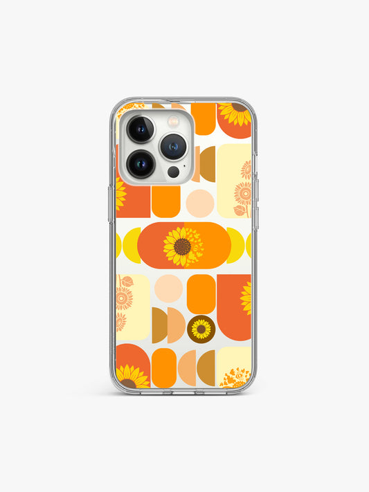 Sunflower Riddle Printed Clear Silicone Cover