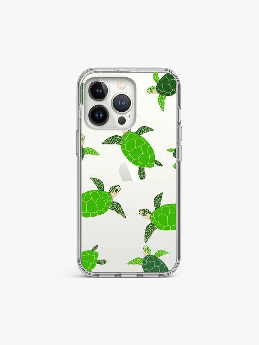 Turtle Pattern Safari Silicone Case Cover