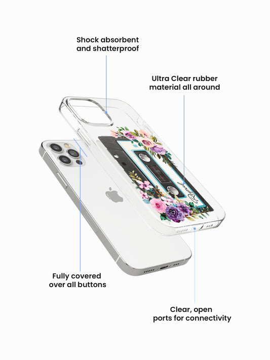 Rosse Bloomtape Name Printed Clear Silicone Cover