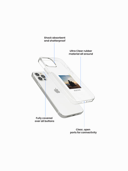 Memorable day Polaroid Custom Printed Clear Silicone Cover