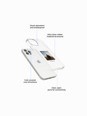 Memorable day Polaroid Custom Printed Clear Silicone Cover