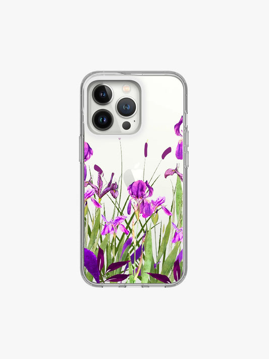 Paddock Iris Floret Silicone Case Cover