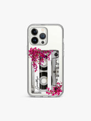 Bougainvillea Bloomtape Name Printed Clear Silicone Cover